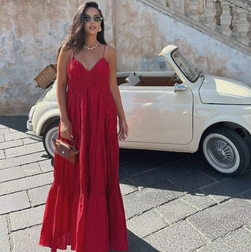 Red Summer Frills
